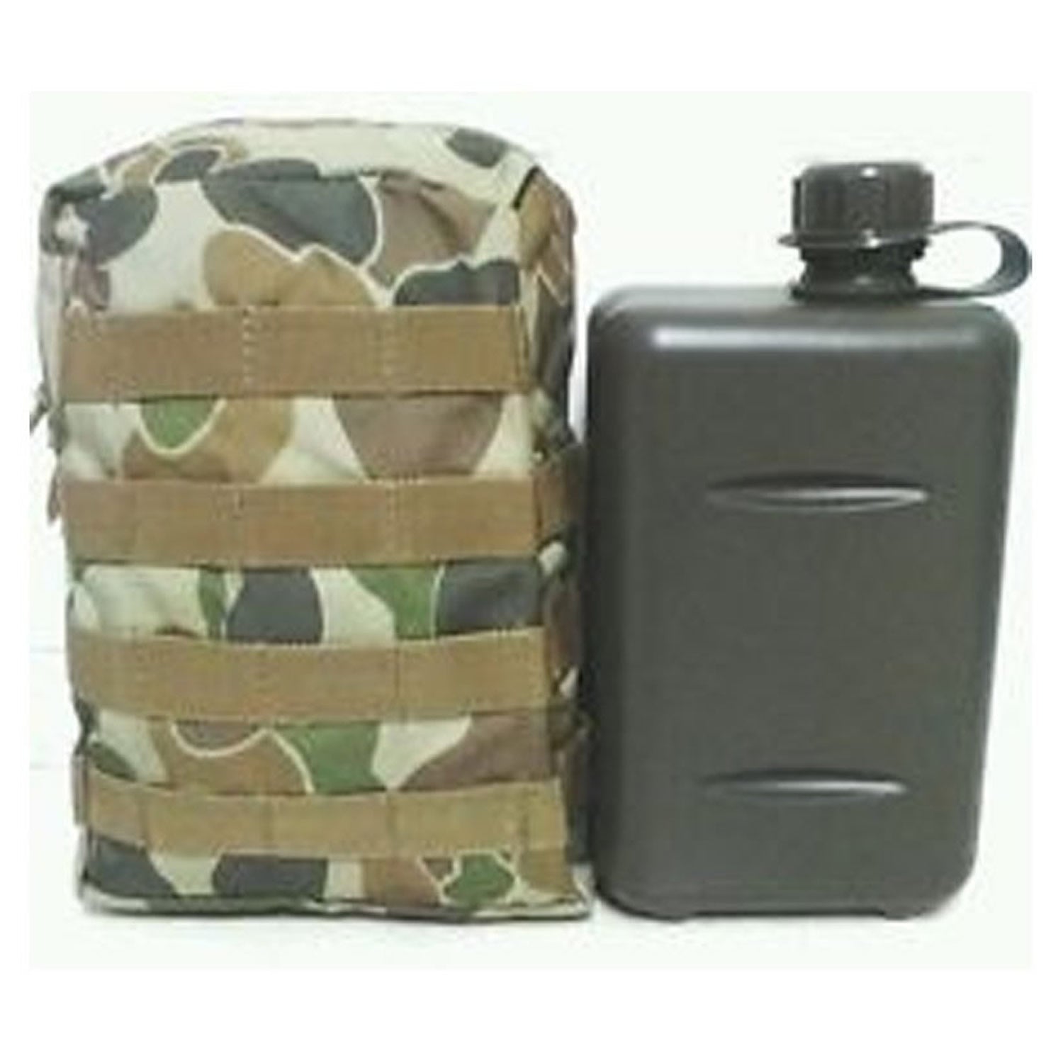 WATER BOTTLE 2L CANTEEN SOUTH AFRICAN ARMY O-RING IN LID BPA FREE CAMPING  CADETS