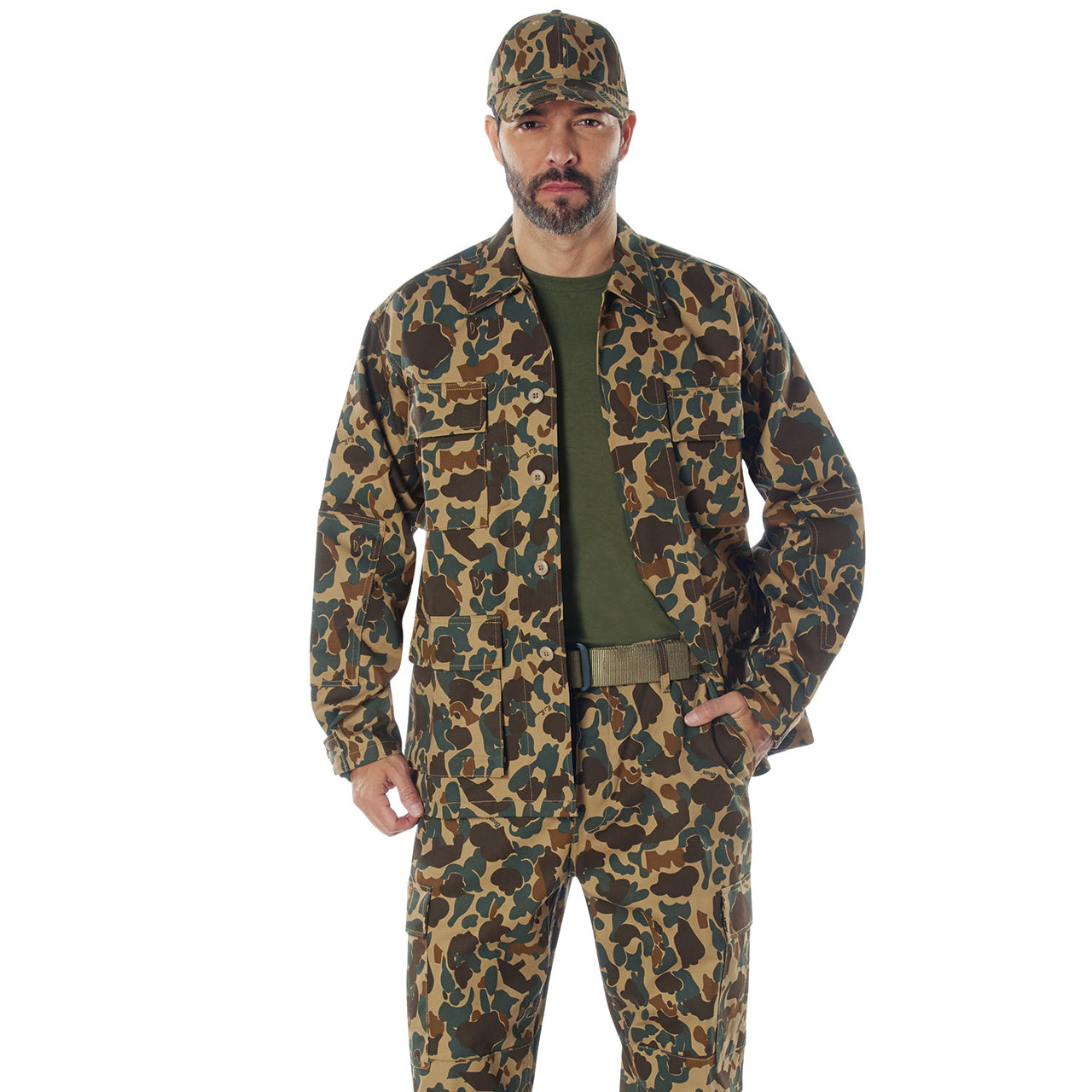 In collaboration with Bear Archery, the revered Fred Bear camouflage pattern comes to life through Rothco’s legendary outdoor apparel and gear, including our BDU Shirt. Each item in the Fred Bear Camouflage collection has been crafted using the iconic Fred Bear camo pattern. www.moralepatches.com.au