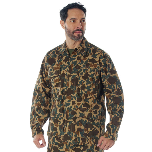 In collaboration with Bear Archery, the revered Fred Bear camouflage pattern comes to life through Rothco’s legendary outdoor apparel and gear, including our BDU Shirt. Each item in the Fred Bear Camouflage collection has been crafted using the iconic Fred Bear camo pattern. www.moralepatches.com.au