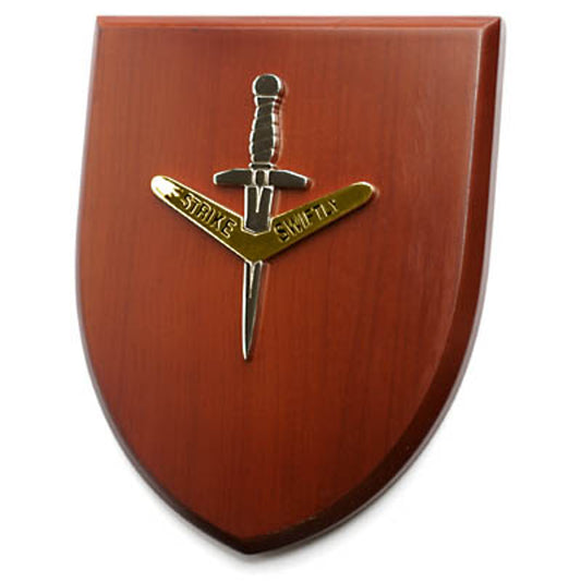 The Introducing the Exceptional 1st Commando Regiment (1 CDO REGT) Plaque is a truly remarkable piece that demands attention. This exquisite plaque showcases a stunning 100mm full colour enamel crest, delicately placed on a 200x160mm timber finish shield. www.moralepatches.com.au