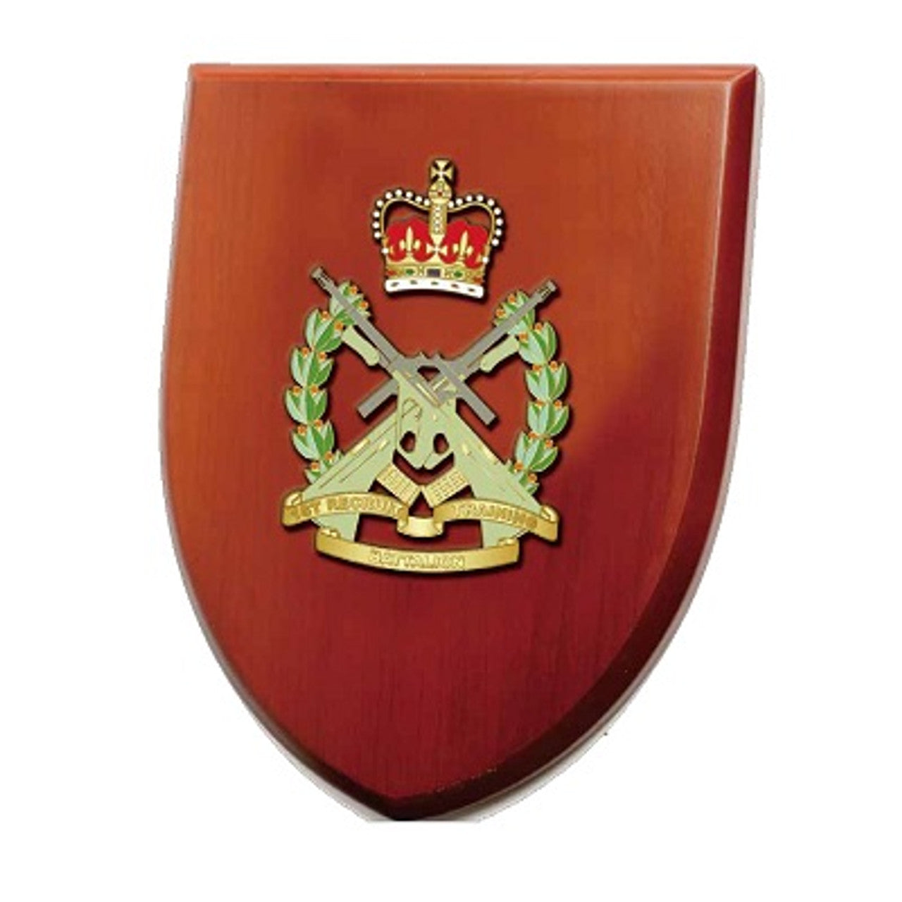 The Exceptional 1st Recruit Training Battalion (1 RTB) Plaque is now available for order. This exquisite plaque showcases a stunning 100mm full colour enamel crest, elegantly placed on a 200x160mm timber finish shield. www.moralepatches.com.au