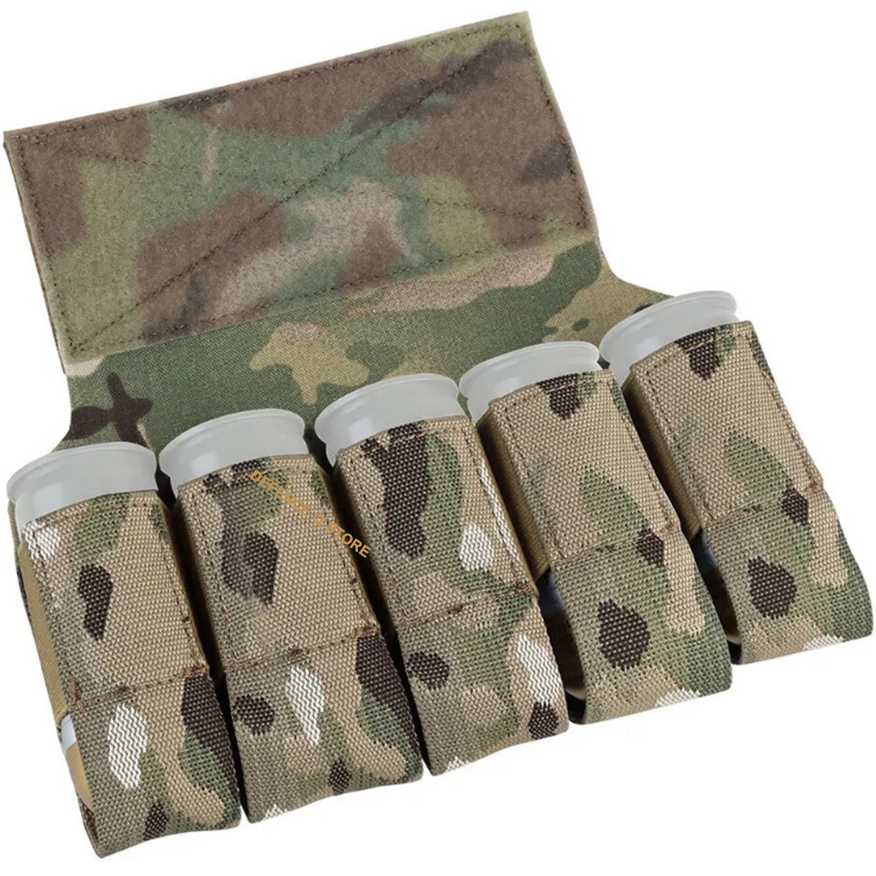 Transform your tactical vest or plate carrier into a versatile and efficient equipment with our 40MM Elite Tactical Vest Adaptor Panel in Multicam. Easily store up to 5 40mm grenades for quick and easy access in any mission or training. This must-have accessory is compatible with most tactical vests and plate carriers, making it the perfect addition to your gear. Elevate your performance and be prepared for any situation. www.moralepatches.com.au