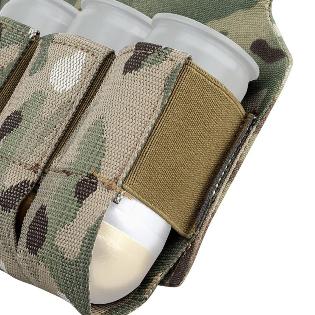 Transform your tactical vest or plate carrier into a versatile and efficient equipment with our 40MM Elite Tactical Vest Adaptor Panel in Multicam. Easily store up to 5 40mm grenades for quick and easy access in any mission or training. This must-have accessory is compatible with most tactical vests and plate carriers, making it the perfect addition to your gear. Elevate your performance and be prepared for any situation. www.moralepatches.com.au