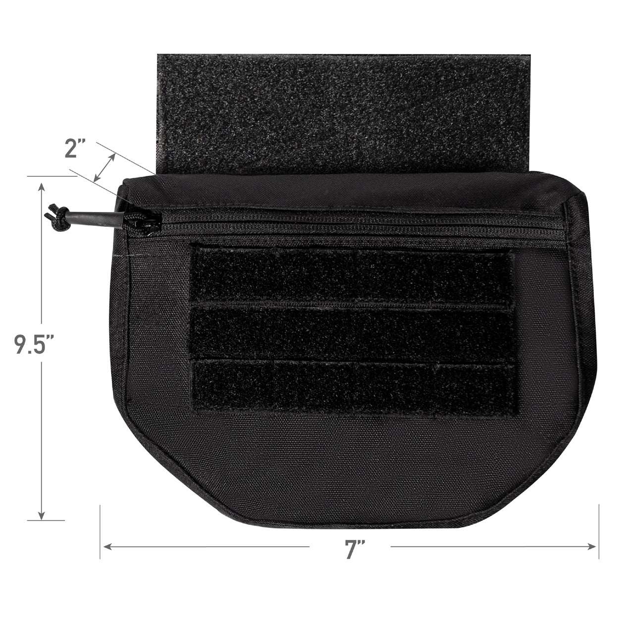 Tactical Pouch Is Designed To Integrate Under The Front Flap Of Most Plate Carrier Vests, Attaching Quickly And Securely Via A Hook And Loop Fastening System Interior Of This Modular Lightweight Load-Carrying Equipment Accessory Features A Row Of Elastic Loops, Perfect For Storing Magazines As Well As A Large Loop Field www.moralepatches.com.au