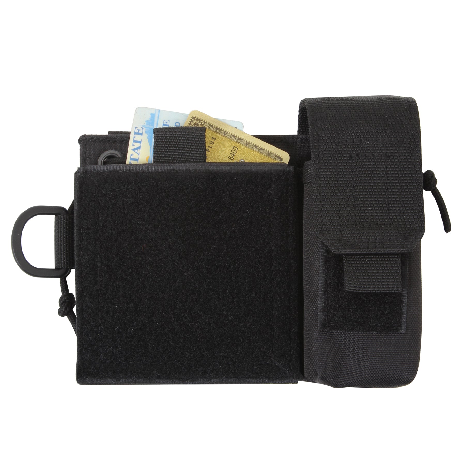 The adaptable single pouch comes with a flap cover, making it suitable for a spare pistol magazine, multitool, or flashlight. The front loop field allows you to attach rank tape, morale or flag patches for a personalized touch. Its MOLLE compatibility means you can seamlessly add it to your plate carrier vest. The bottom grommet drain hole and side D-ring add convenience and functionality to this must-have tactical accessory. www.moralepatches.com.au