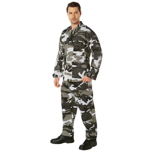Designed to provide resiliency and comfort for the wearer, Rothco’s Camo BDU Shirts are the ultimate military shirt for active duty personnel and MilSim enthusiasts.  www.moralepatches.com.au