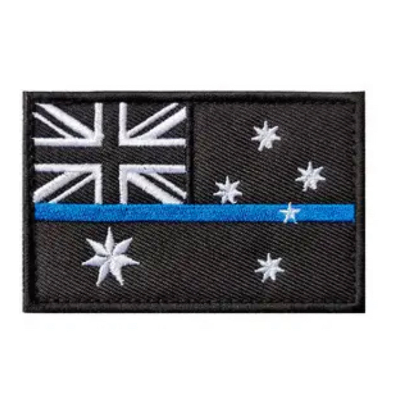 Experience the powerful symbolism of the 8x5cm Subdued ANF Patch, with its striking black background and bold Thin Blue Line. The velcro backing adds versatility to this must-have accessory for anyone who values the sacrifices of our law enforcement officers. www.moralepatches.com.au