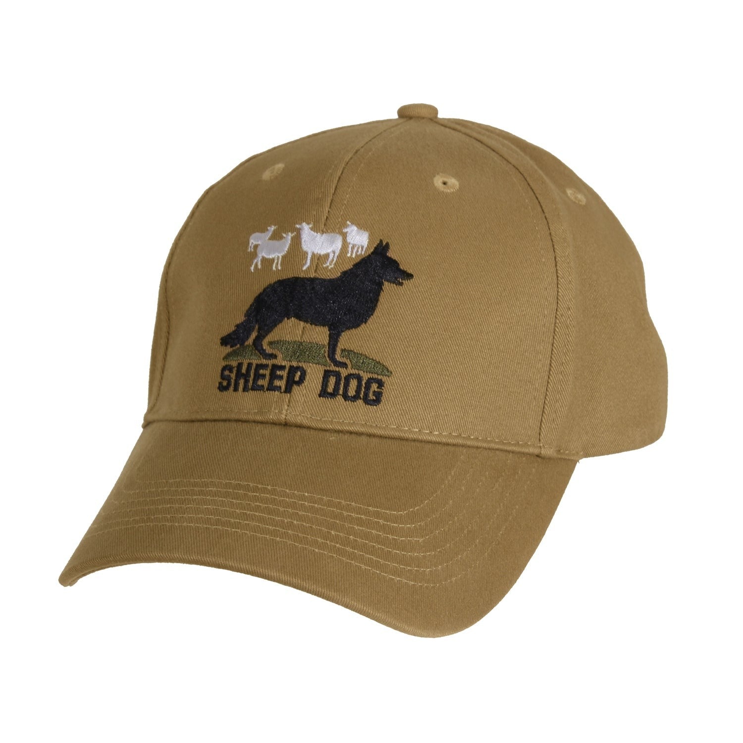 Embrace your role as a guardian and join the Sheep Dog Deluxe Low Profile Cap family. The front panel of this ball cap displays exquisite embroidery of "SHEEP DOG" with a charming design of a sheep and dog. www.moralepatches.com.au