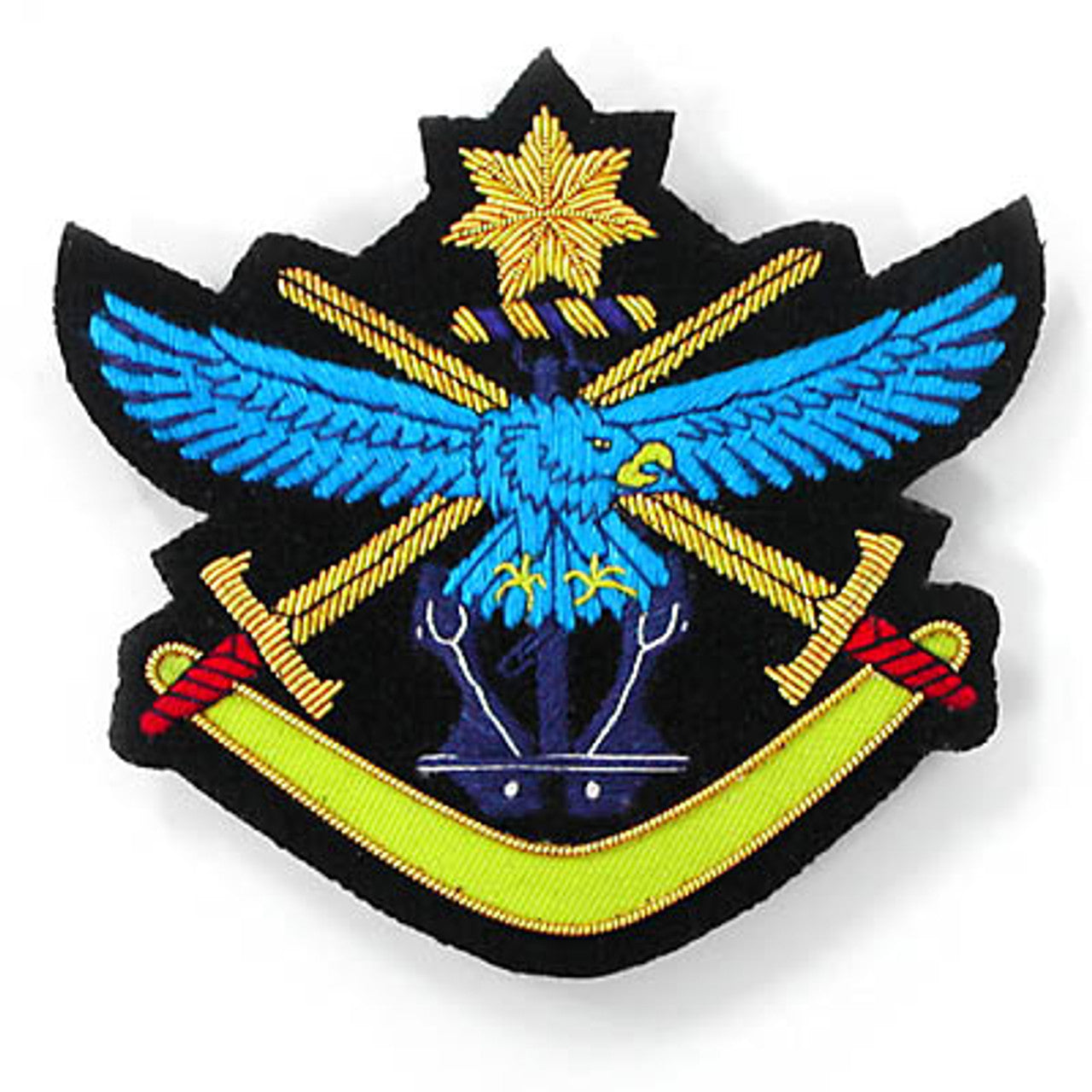 Superb Australian Defence Force (ADF) Bullion Pocket Badge perfect for your Blazer, bag or where you want a stylish badge.   Approximate size 80x80mm.  Securely fastens with 3 butterfly catches on the back www.moralepatches.com.au