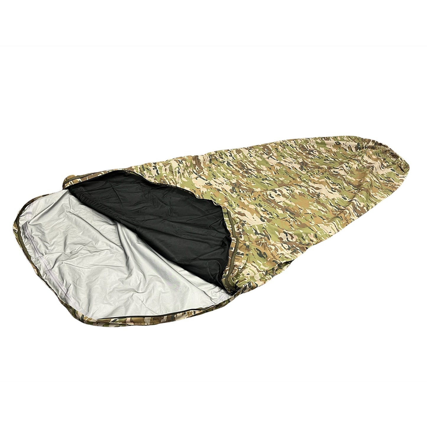 Designed for the coldest and wettest nights in the field or during camping, this Australian Multicam BIVI bag offers unparalleled warmth and dryness. Made with cutting-edge GAMMATEX fabric, a 3 layer technical laminate similar to Gore-tex, this bag is lightweight and ensures 100% waterproof protection while still allowing moisture to escape. www.moralepatches.com.au