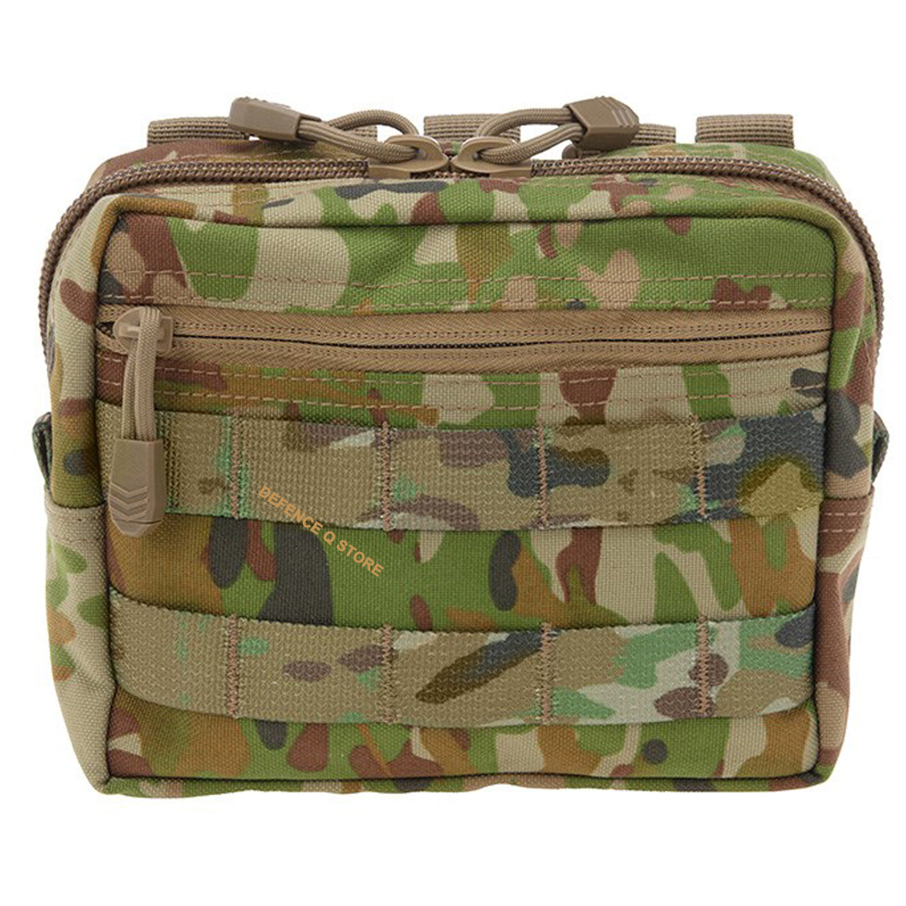 Organize your gear easily with the AMCU Wide Accessory Pouch MKIII. Elastic loops within provide quick access to essential items, and the front MOLLE panel allows you to attach additional pouches as needed. Plus, keep everything in its place with the front zippered section for ultimate organization and storage capacity. www.moralepatches.com.au