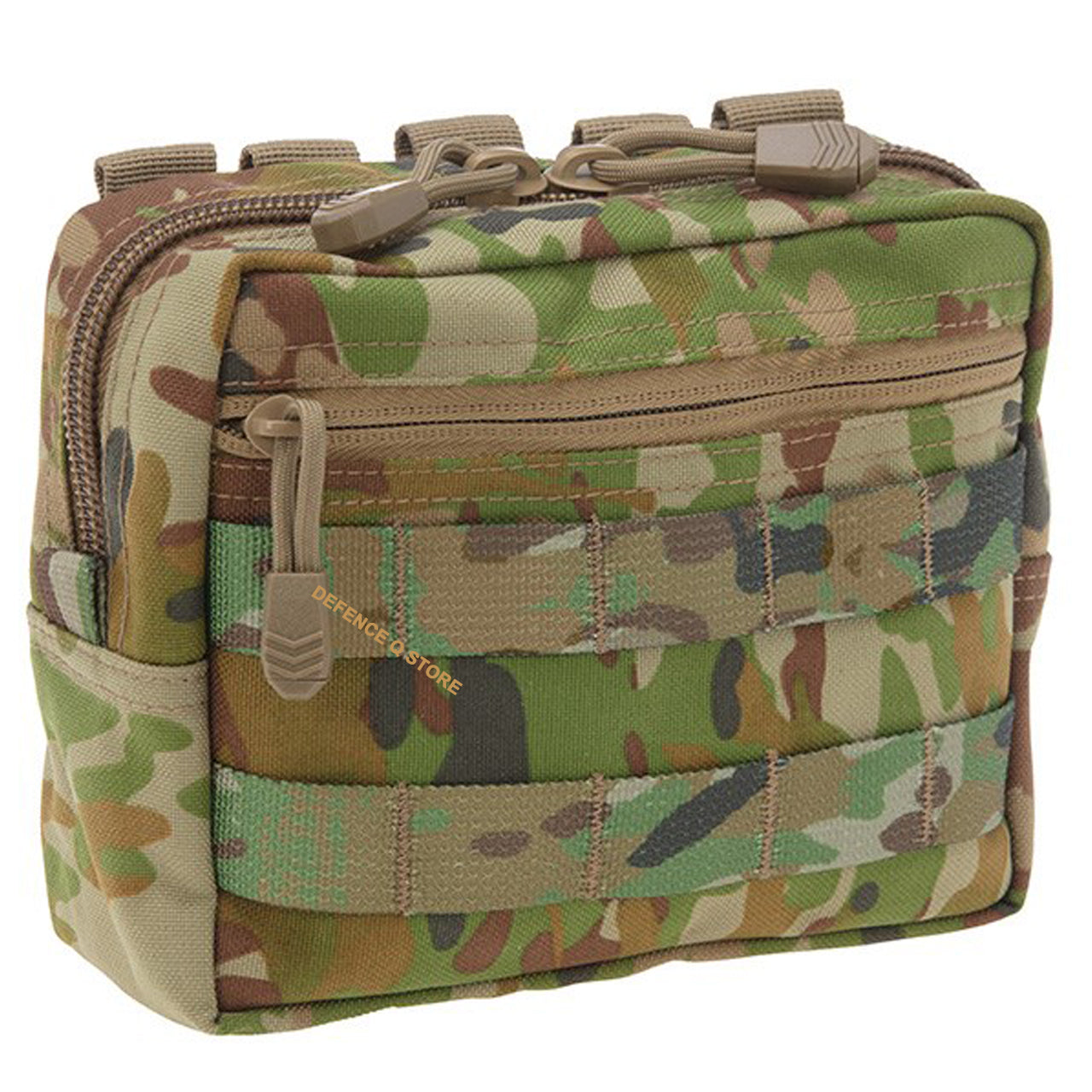 Organize your gear easily with the AMCU Wide Accessory Pouch MKIII. Elastic loops within provide quick access to essential items, and the front MOLLE panel allows you to attach additional pouches as needed. Plus, keep everything in its place with the front zippered section for ultimate organization and storage capacity. www.moralepatches.com.au