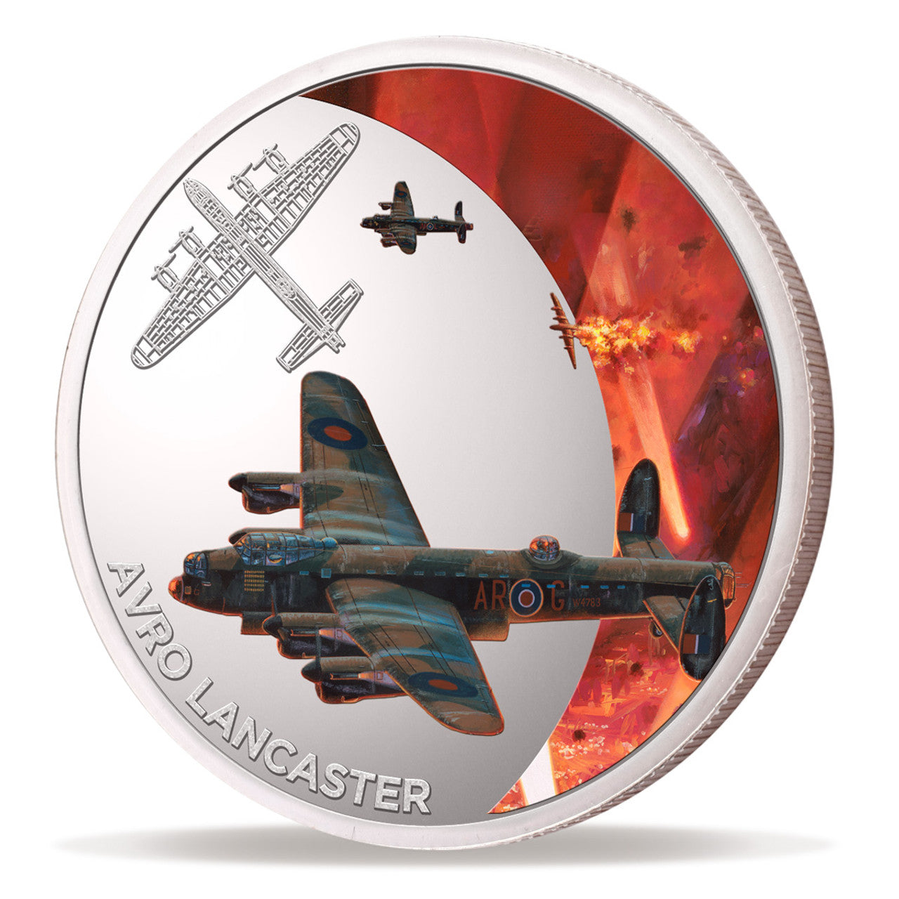 The Air Force 100 Limited Edition Medallion - Lancaster Bomber is a stunning piece of art that pays homage to the Air Force Centenary. Limited to only 500 releases worldwide, this medallion is a must-have for aviation enthusiasts and collectors alike. www.moralepatches.com.au