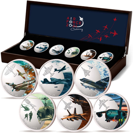 The Air Force 100 Limited Edition Medallions are a stunning collection that pays tribute to the Air Force Centenary in 2021. These limited-edition medallions are not only a symbol of pride but also a valuable addition to any military aviation enthusiast's collection. www.moralepatches.com.au