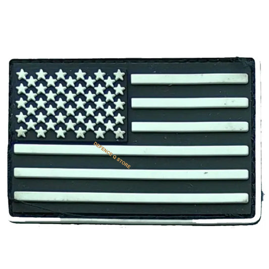Elevate your style and showcase your patriotic spirit with the America Flag PVC Morale Patch in White on Black! Perfect for attaching to any piece of field gear or clothing, this patch adds a touch of personality and pride to your look. Don't be afraid to get creative - use it to design your own patch board or adorn your jackets, shirts, pants, jeans, or hats. Measuring at 8x5cm, it's the perfect size to make a statement. www.moralepatches.com.au