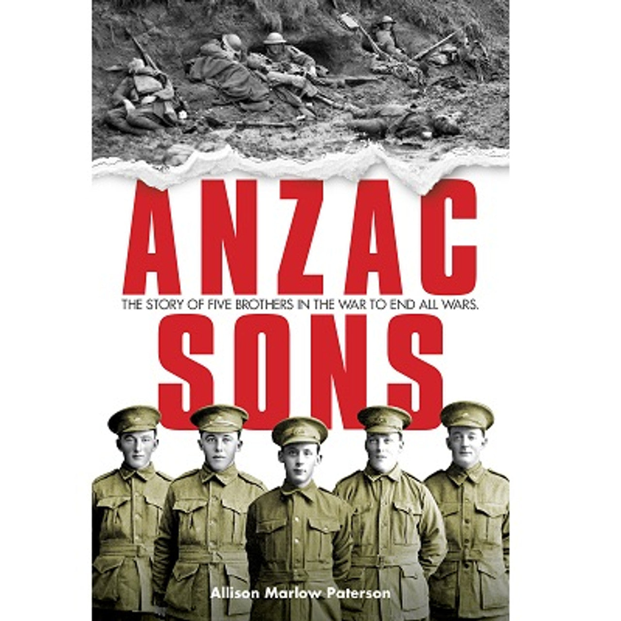 Anzac Sons book. ...Well dear Jim it breaks my heart to write this letter. Our dear [brother] was killed yesterday morning at 5.30. www.moralepatches.com.au