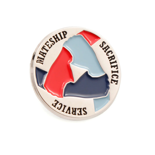 Elevate your sense of unity and honour the Australian Defence Force with our "Arms of Mateship Lapel Pin." This exquisite lapel pin symbolizes the deep bonds of camaraderie, service, and sacrifice shared by the three branches of the Australian Defence Force. www.moralepatches.com.au