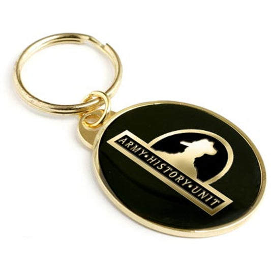 Adorn your keys with 1st Recruit Training Battalion (Army History Unit) gold-plated key ring! Show your pride and inspire conversation - this beautiful 40mm enameled piece is sure to keep your keys organized and stylish. www.moralepatches.com.au