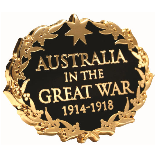 Wear this pin with pride as Australia commemorates the service and sacrifices of those who fought, died and lived through the First World War. The Great War was a war like none before. www.moralepatches.com.au