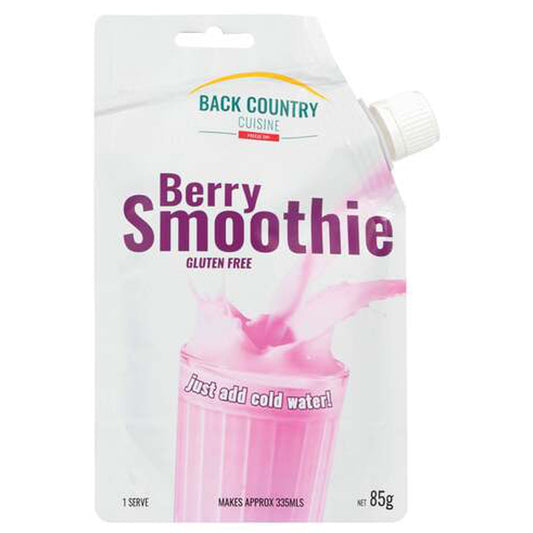 Satisfy your craving for something fruity and delicious with our Back Country Cuisine Berry Smoothie. Made with real fruit and soft serve, it's the perfect on-the-go treat that will leave your tastebuds erupting with joy. www.moralepatches.com.au