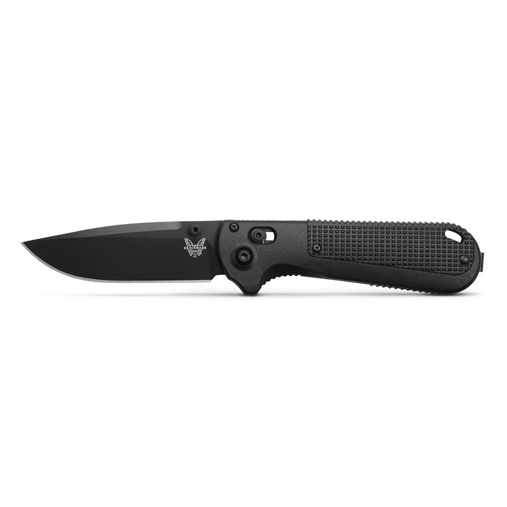 Look no further than the 430BK-02 Redoubt® for all-encompassing preparedness from self defense to hard use utility. The new under-the-radar, all black variant of this robust EDC features tough CPM-D2 blade steel with a Black Cerakote finish and durable Black Grivory® handles with a highly textured pattern for a sure grip with or without gloves. www.moralepatches.com.au