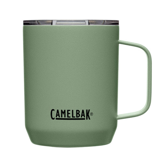 The strong and durable 350ml Camp Mug is constructed in double-walled, vacuum-insulated stainless steel with a powder coat finish, keeping it looking good on the outside and piping hot on the inside. The tri-mode tumbler lid slides open for flow control and is spill-resistant. A non-slip silicone pad on the base provides a soft landing on surfaces to avoid scratches and spills. Dishwasher safe and free of BPA, BPS, and BPF. www.moralepatches.com.au