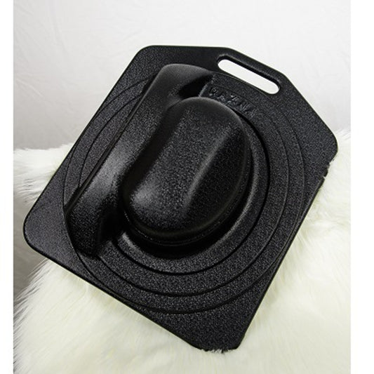 The Cazna side up slouch hat carrier is designed to ensure you hat stays in perfect condition. This hat carrier will last the distance. Cazna hatboxes are made from strong plastic and are available in a stylish black. www.moralepatches.com.au