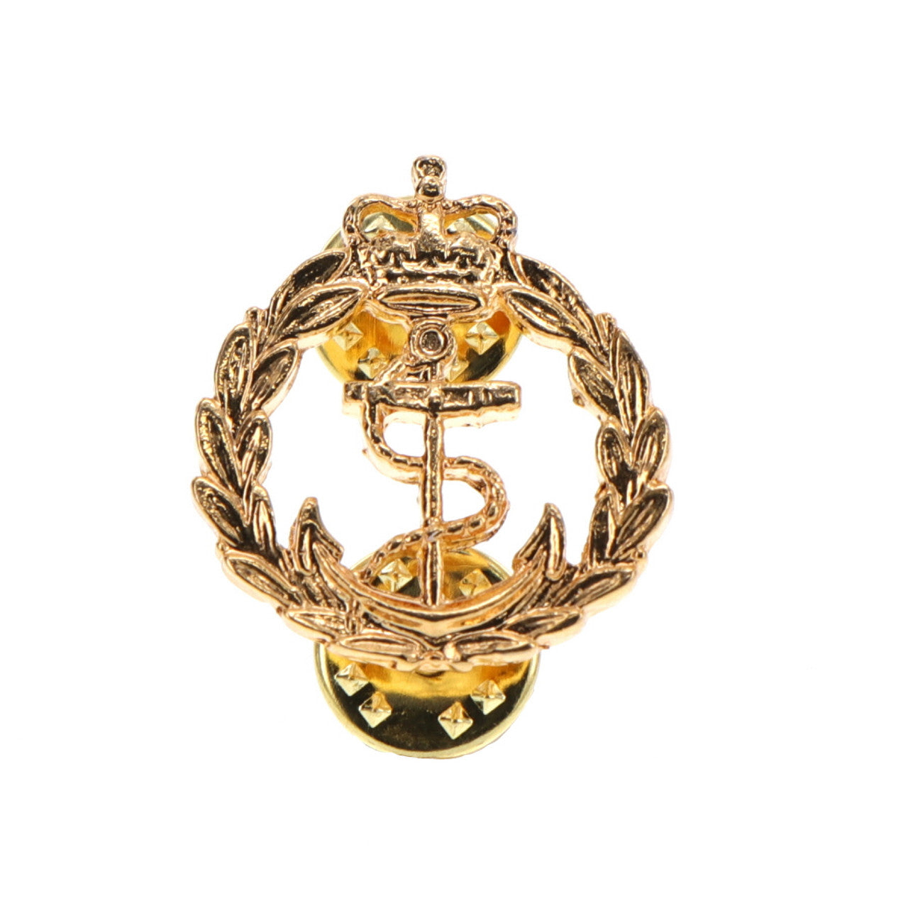 &nbsp;This gold beret badge is perfectly sized and ready for wear or to add to your collection. Crafted from gold-plated zinc alloy, this badge shines with a brilliant gold colour. It is designed to fit perfectly on any beret and is a must-have for any Chief Petty Officer. www.moralepatches.com.au