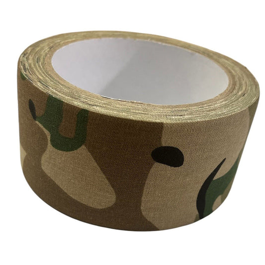 Available in military green, woodland camo, coyote and multicam, this Fabric Tape is perfect for wrapping everything from torches to gel blasters. www.moralepatches.com.au where the army shops