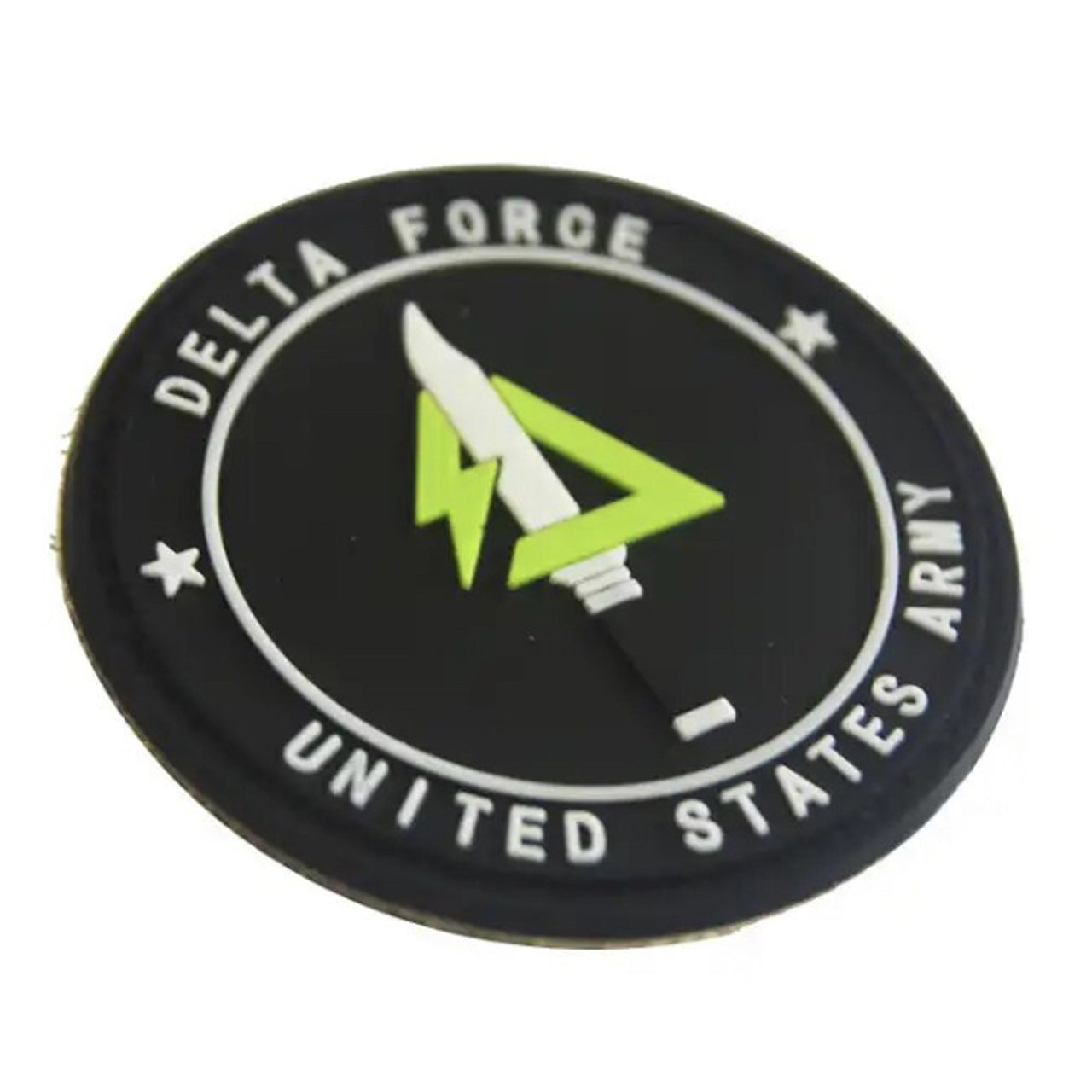 Delta Force PVC Morale Patch, Velcro backed Badge. Great for attaching to your field gear, jackets, shirts, pants, jeans, hats or even create your own patch board.  Size: 8cm www.moralepatches.com.au