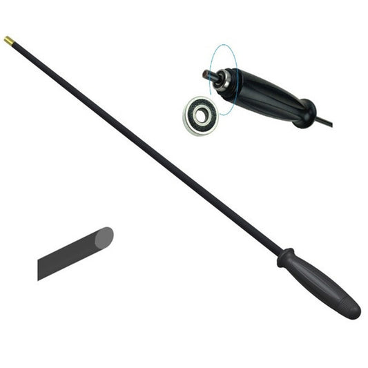 The Dingo Gear Carbon Fiber One Piece Rods with a working length of 10 inches is perfect for cleaning your pistols. With a comfortable plastic handle that rotates seamemlessly on a ball bearing join it is easy to use and will remain straight and true in rigourous cleaning. www.moralepatches.com.au