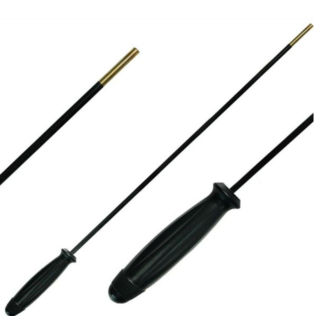 The Dingo Gear Carbon Fiber One Piece Rods with a working length of 10 inches is perfect for cleaning your pistols. With a comfortable plastic handle that rotates seamemlessly on a ball bearing join it is easy to use and will remain straight and true in rigourous cleaning. www.moralepatches.com.au