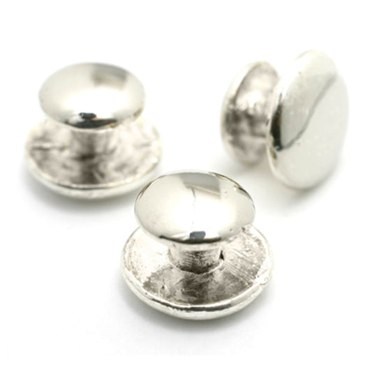 This set of 3 Dress Studs in Silver are perfect for your Mess Uniform. They are crafted with metal for durability, ensuring they will last. The standard size and elegant silver colour make them suitable for any occasion. Enjoy wearing a sophisticated accessory to your Mess Uniform. www.moralepatches.com.au