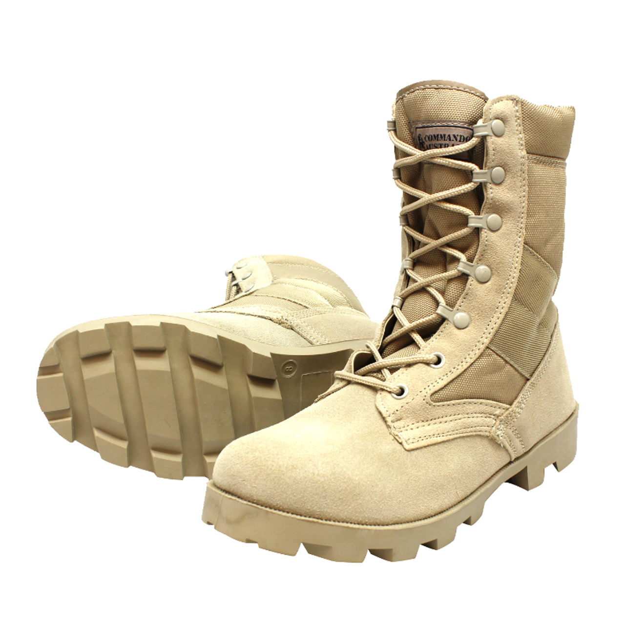 For your next outdoor adventure, choose Elite Military Jungle Boots Desert Tan. Built with a leather upper and ventilation holes for breathability and temperature control, these boots will keep your feet and ankles protected from the elements in hot climates. www.moralepatches.com.au