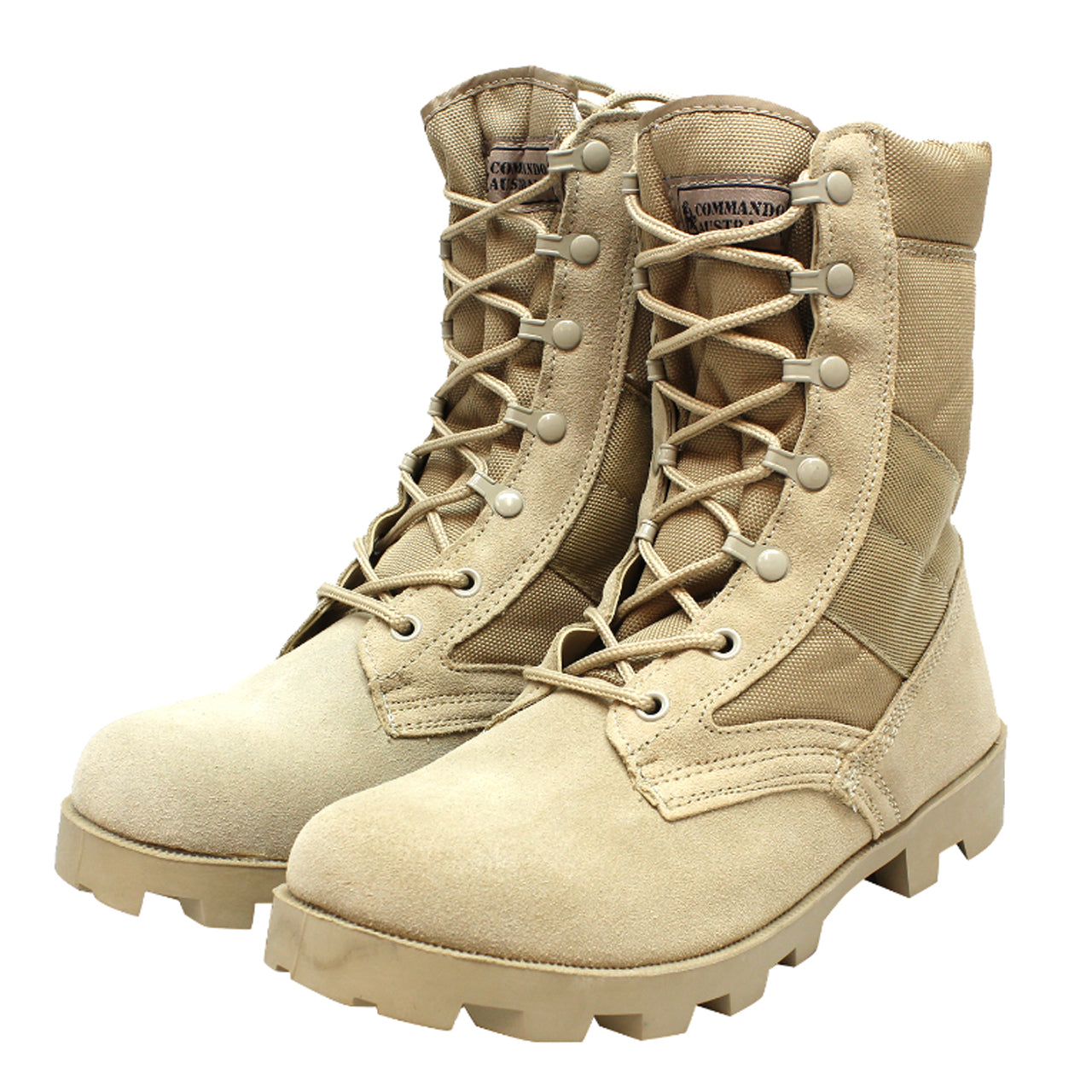 For your next outdoor adventure, choose Elite Military Jungle Boots Desert Tan. Built with a leather upper and ventilation holes for breathability and temperature control, these boots will keep your feet and ankles protected from the elements in hot climates. www.moralepatches.com.au