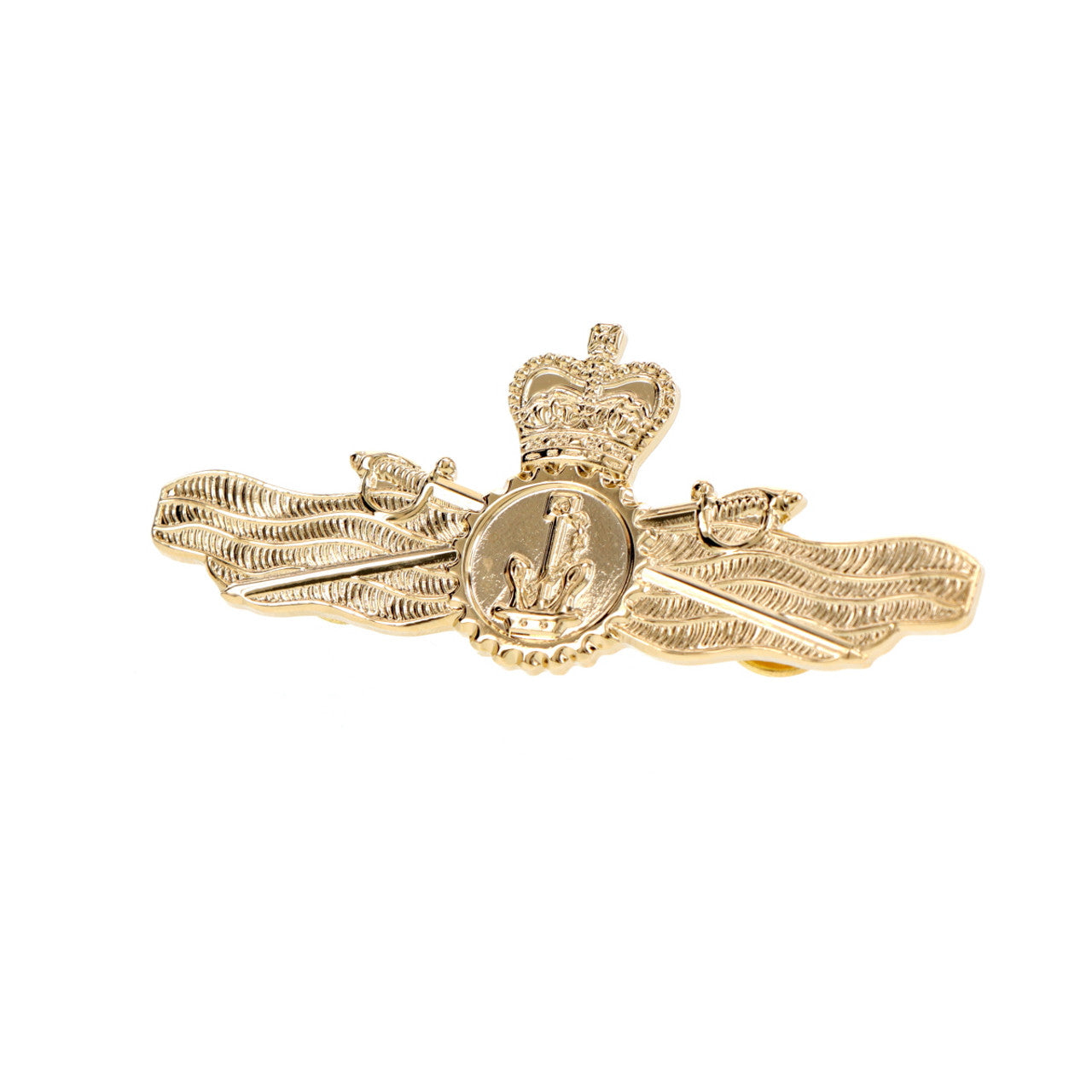 Get the Engineering Officer Gold Badge in a large size and show your pride! This beautiful badge is ideal for wear, with two butterfly clutch pins making it easy to attach. Show your support and order today! www.moralepatches.com.au