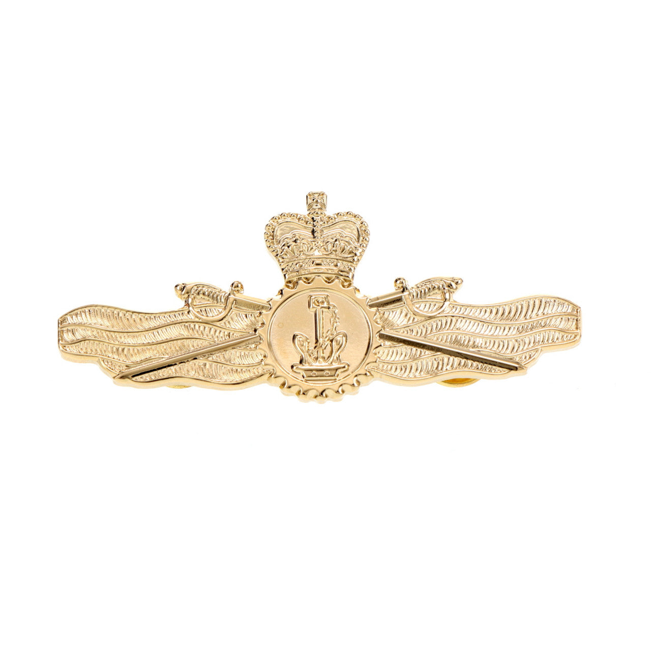 Get the Engineering Officer Gold Badge in a large size and show your pride! This beautiful badge is ideal for wear, with two butterfly clutch pins making it easy to attach. Show your support and order today! www.moralepatches.com.au