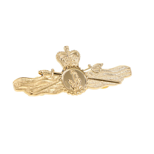 Get the Engineering Officer Gold Badge in a large size and show your pride! This beautiful badge is ideal for wear, with two butterfly clutch pins making it easy to attach. Show your support and order today! www.moralepatches.com.au