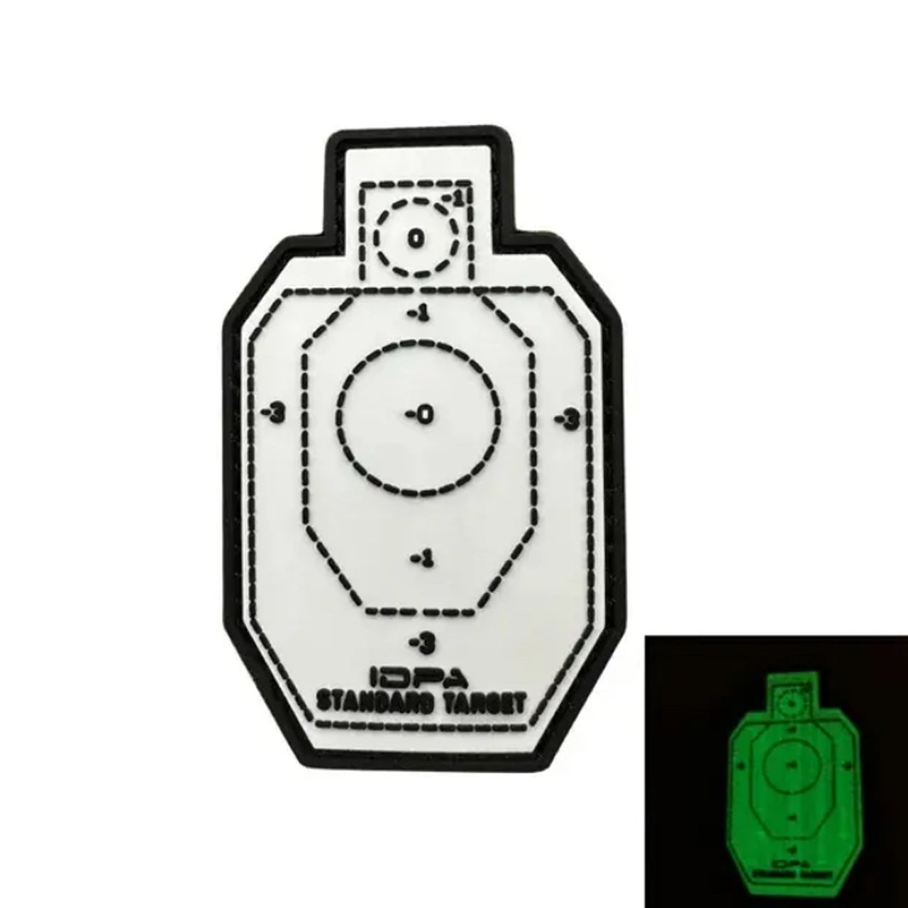 This perfectly sized Glow In The Dark Standard Target Embroidery Velcro Backed Morale Patch is an essential addition to any collection! At 7.5x5.5cm, this patch is ready to be proudly displayed on any item of clothing. Show off your passion and style with this expertly embroidered design. www.moralepatches.com.au