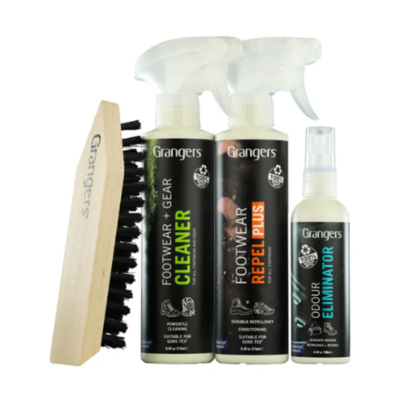 This spray-on proofer is a new addition to the Grangers range, replacing Footwear Repel. It offers enhanced durability and added conditioning mean it’s suitable for a range of footwear including Suede, Nubuck, Leather and Fabric, so you know that this one product looks after them all! Footwear Brush is the ideal footwear-cleaning tool and a great first step before cleaning your footwear. www.moralepatches.com.au where cadets shop