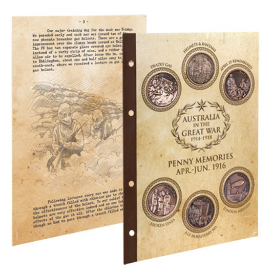 Great War 1916 S2 Penny Set w/Diary pages