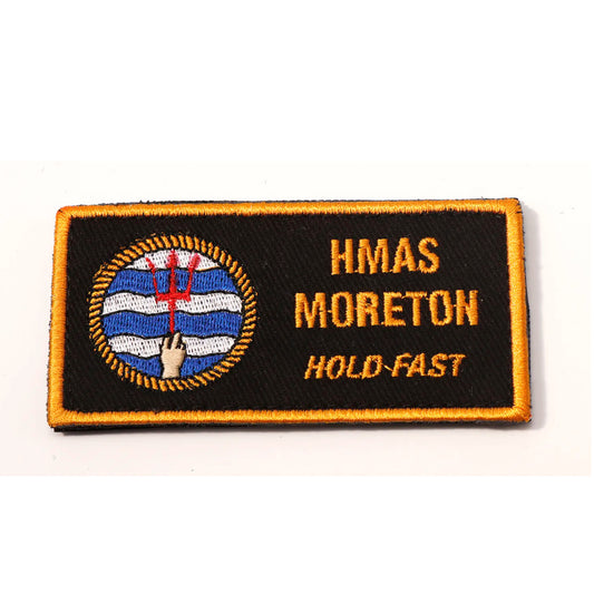 Fuel your love for the Navy with the HMAS Moreton DPNU Patch. This unique patch is a highly coveted symbol of pride and exclusivity, meticulously crafted from top-quality woven material for unbeatable durability. www.moralepatches.com.au