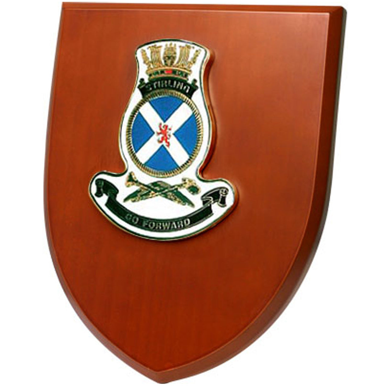 An Exceptional HMAS Stirling Plaque is now available for order. This exquisite plaque showcases a stunning 100mm full colour enamel crest, elegantly placed on a 200x160mm timber finish shield. www.moralepatches.com.au