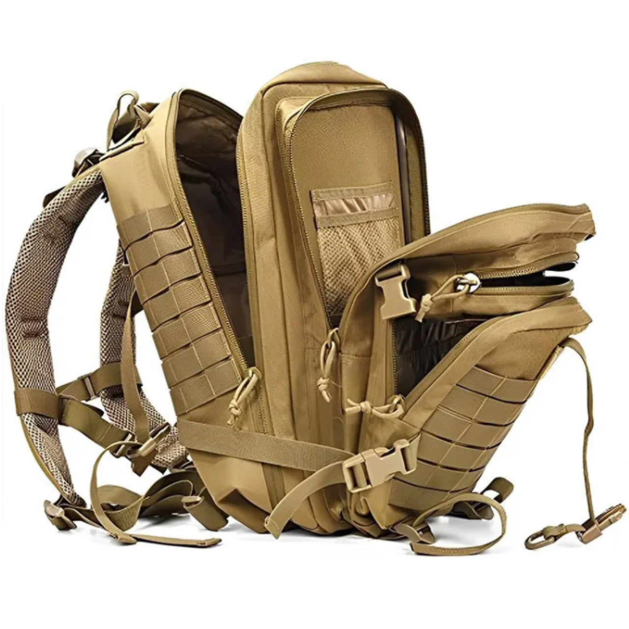 Tactical Backpack Size Approx. 32x50x23cm, Capacity: 35L. Large capacity assault pack, allowing you to carry all your tactical gears. It can be used as small 3 day assault pack, emergency backpack, bug out bag backpack, combat backpack, range bag, survival backpack, army backpack, molle backpack, EDC outdoors backpack, hunting backpack, hiking backpack, camping backpack, travel backpack or day pack for daily Use. www.moralepatches.com.au