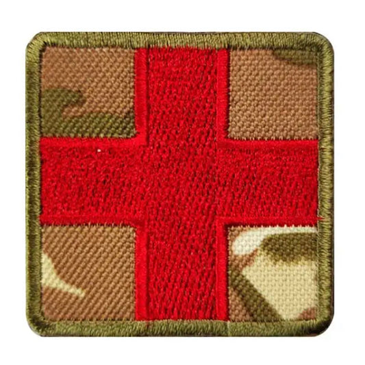 Experience the dependability of Medical Patch First Aid's Multicam Hook & Loop Patch! This 5x5cm attachable patch ensures effortless fastening to bags and equipment, providing you with the reassurance you deserve! www.moralepatches.com.au