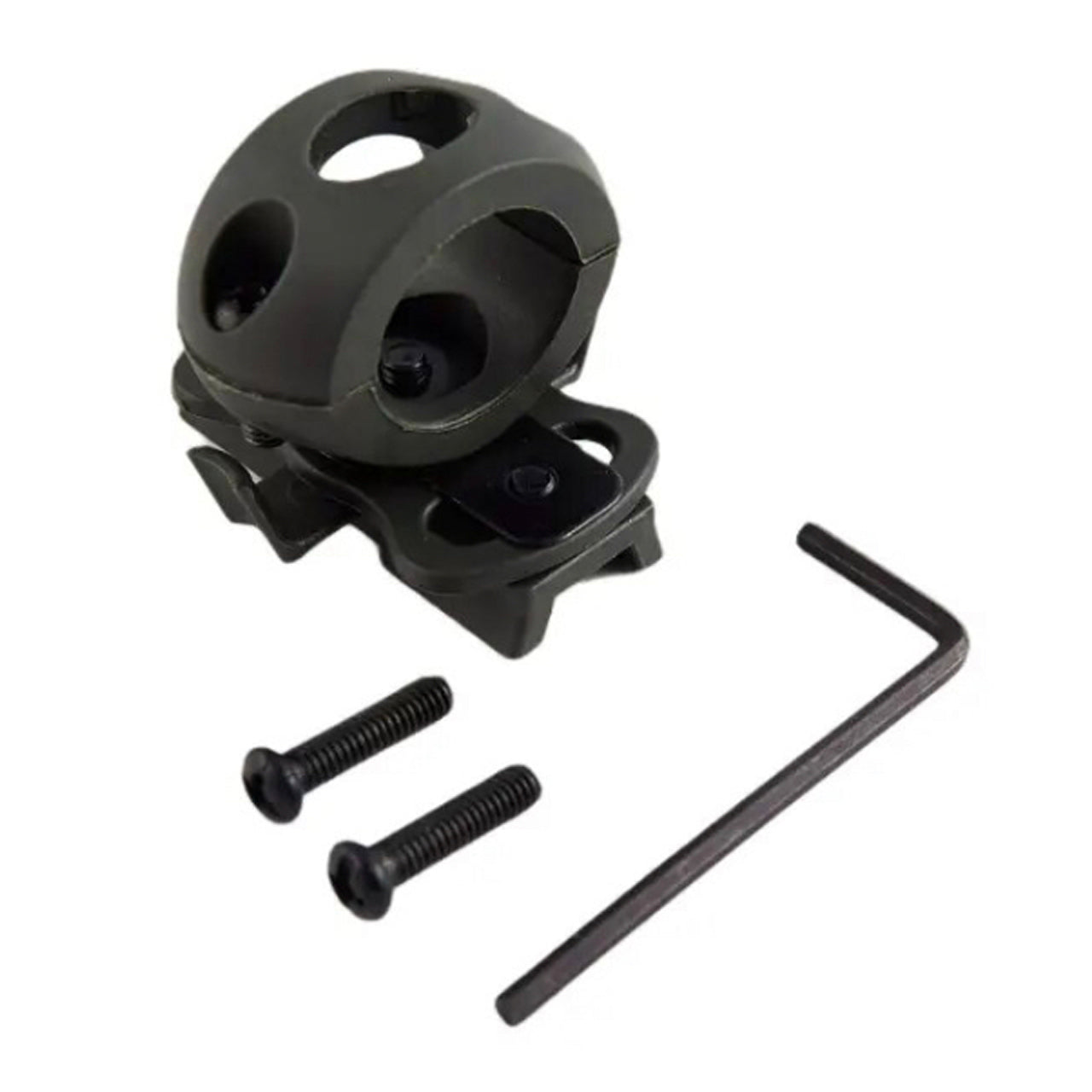 This Tactical Torch Holder is engineered for FAST helmet rails, letting you attach or detach lights with intense speed for varied helmet utilization. Experience instant mounting on the side of your helmet whenever you need it! www.moralepatches.com.au