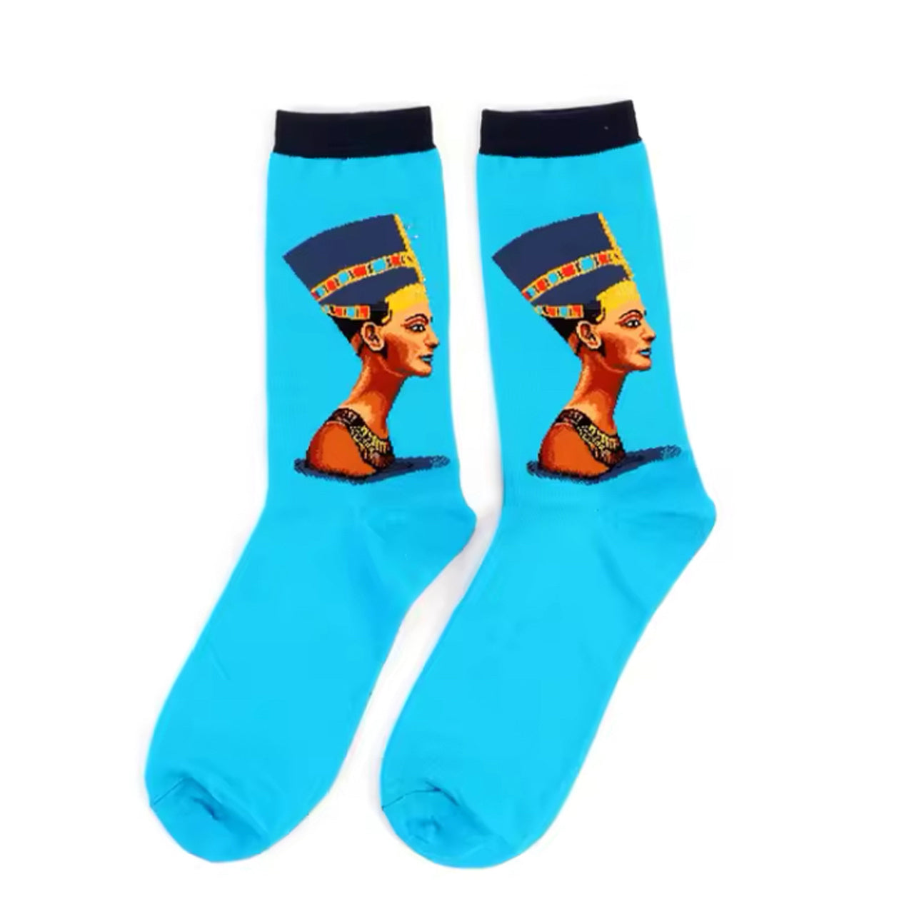 Step out in style and make a statement with our Egyptian Blue Socks - available in size EUR 36-43. Crafted from polyester and cotton, these socks not only offer supreme comfort but also boast a beautiful and vibrant design. The perfect gift for someone special or a treat for yourself, order your pair now! www.moralepatches.com.au