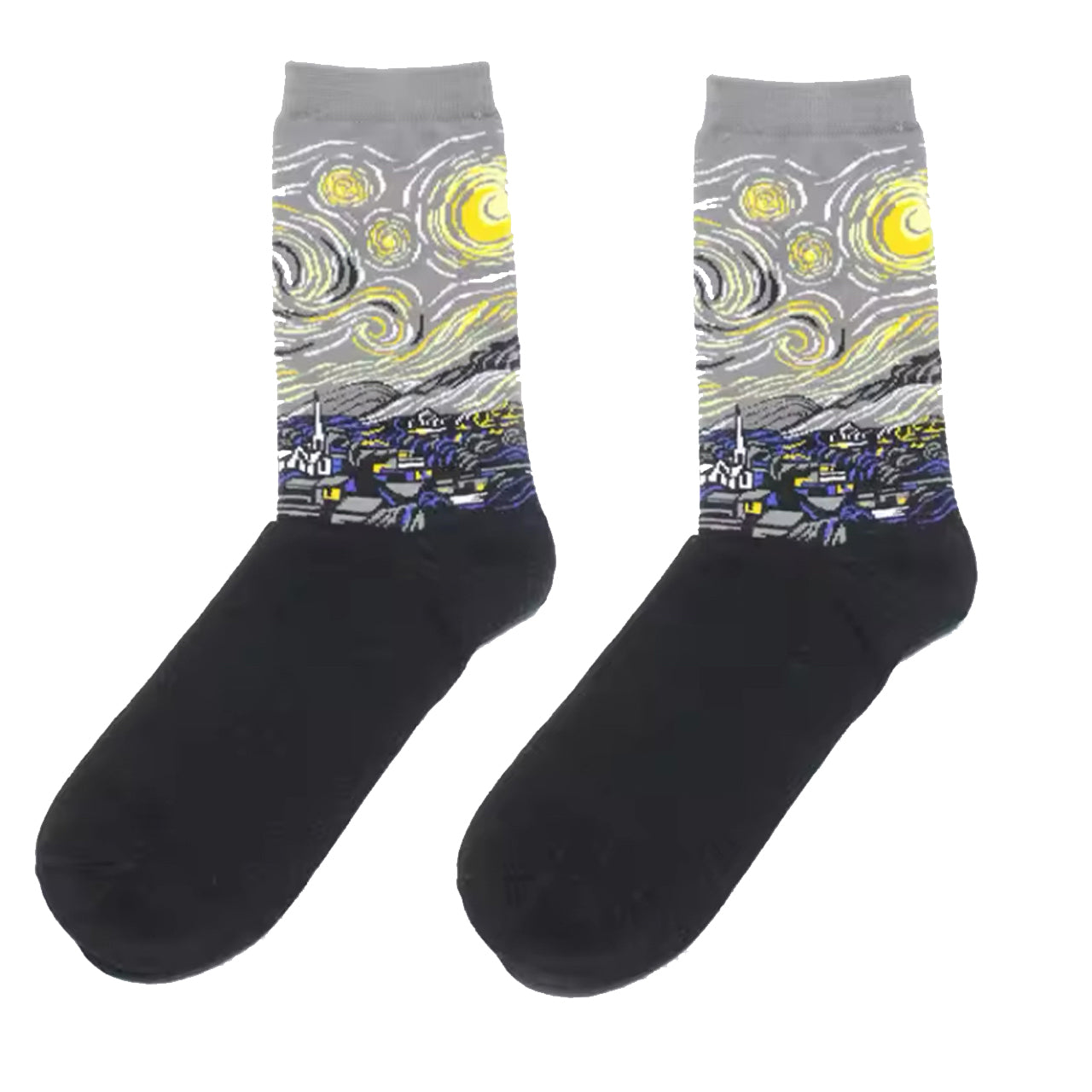 Step out in style and make a statement with our Oil Painting Art Grey Socks - available in size 2 to 8. Crafted from polyester and spandex, these socks not only offer supreme comfort but also boast a beautiful and vibrant oil painting design. The perfect gift for someone special or a treat for yourself, order your pair now! www.moralepatches.com.au