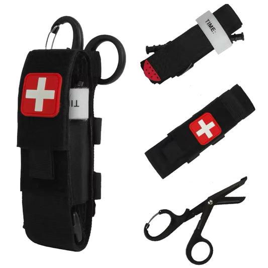 The Combat Tourniquet Bundle - Control massive bleeding with ease using the individual Tourniquet, trusted by the military worldwide. Its snap-lock buckle design and one hand windlass clip make it ideal for self-application in emergency situations. www.moralepatches.com.au