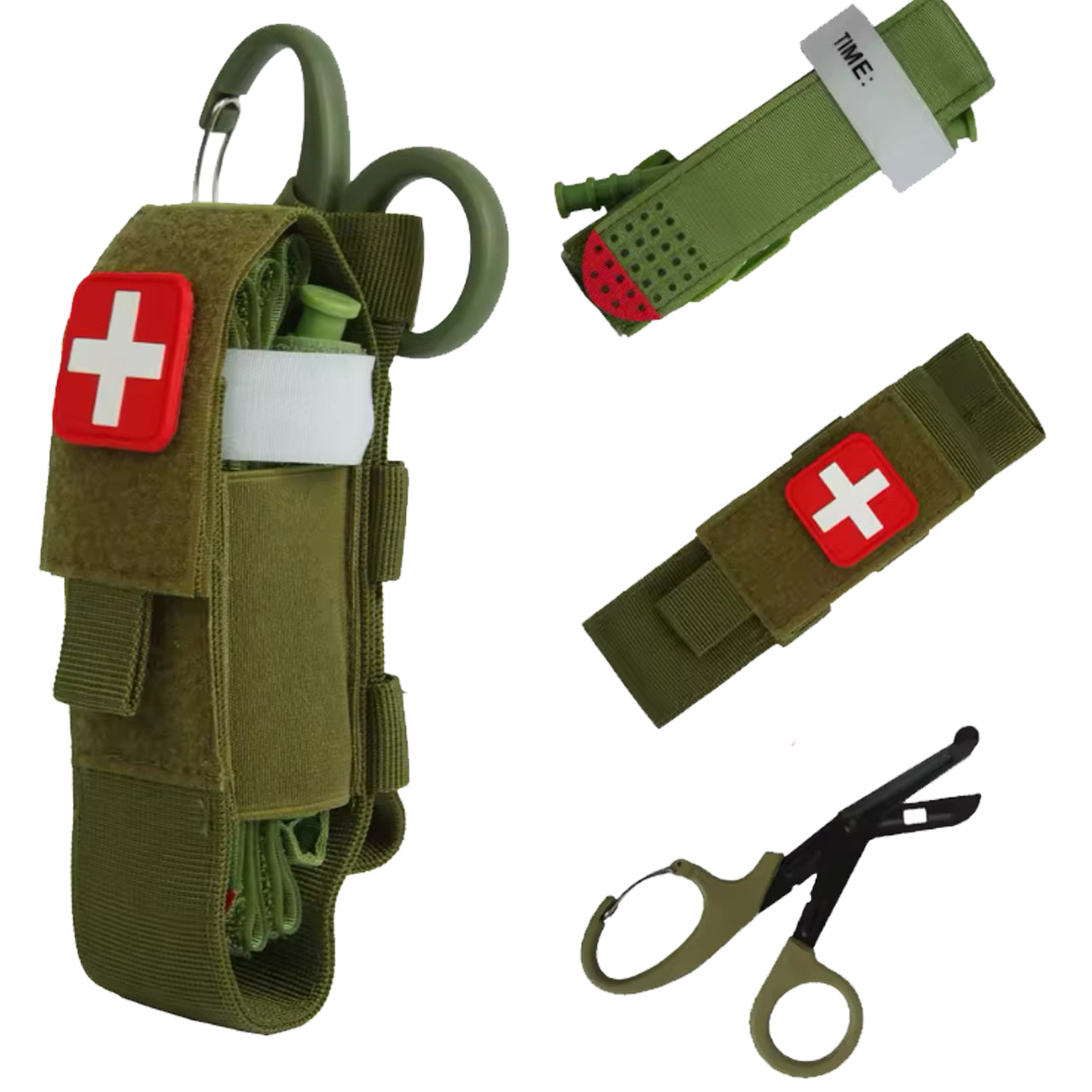 The Combat Tourniquet Bundle - Control massive bleeding with ease using the individual Tourniquet, trusted by the military worldwide. Its snap-lock buckle design and one hand windlass clip make it ideal for self-application in emergency situations. www.moralepatches.com.au